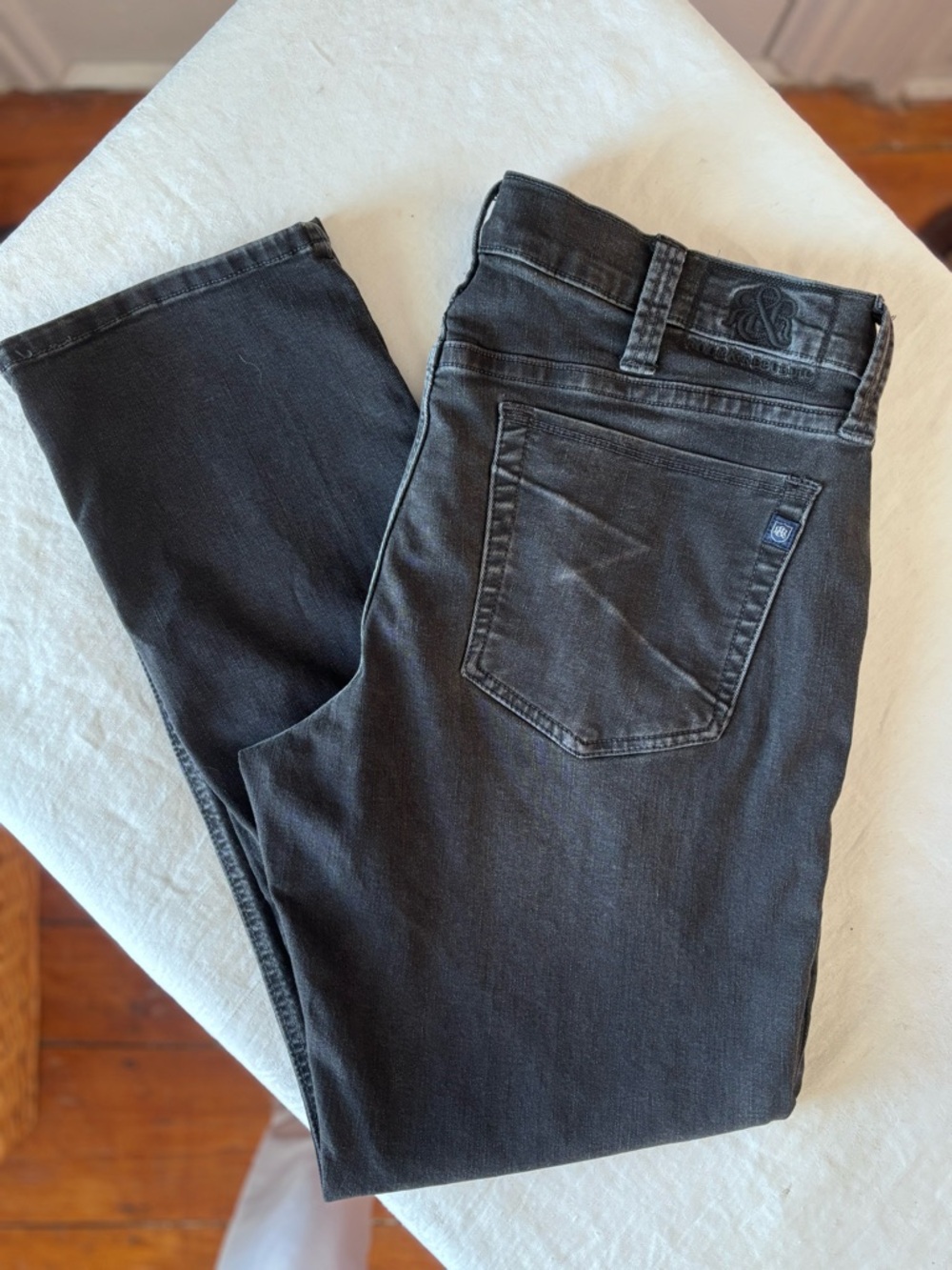 Men’s Rock Republic Black Slim Straight Jeans Size 38x32